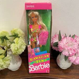 Barbie Hawaiian Fun Doll with Pink and Green Outfit